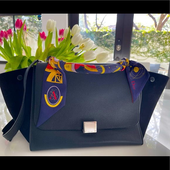 EUC Celine Trapeze. Black on black leather and suede - Picture 2 of 6